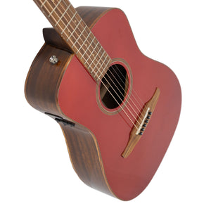 Fender California Malibu Classic Small-Bodied Acoustic Guitar, Hot Rod Red Metallic, CGFA18XXXX