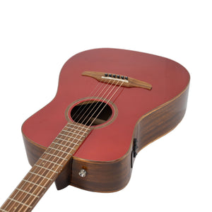 Fender California Malibu Classic Small-Bodied Acoustic Guitar, Hot Rod Red Metallic, CGFA18XXXX