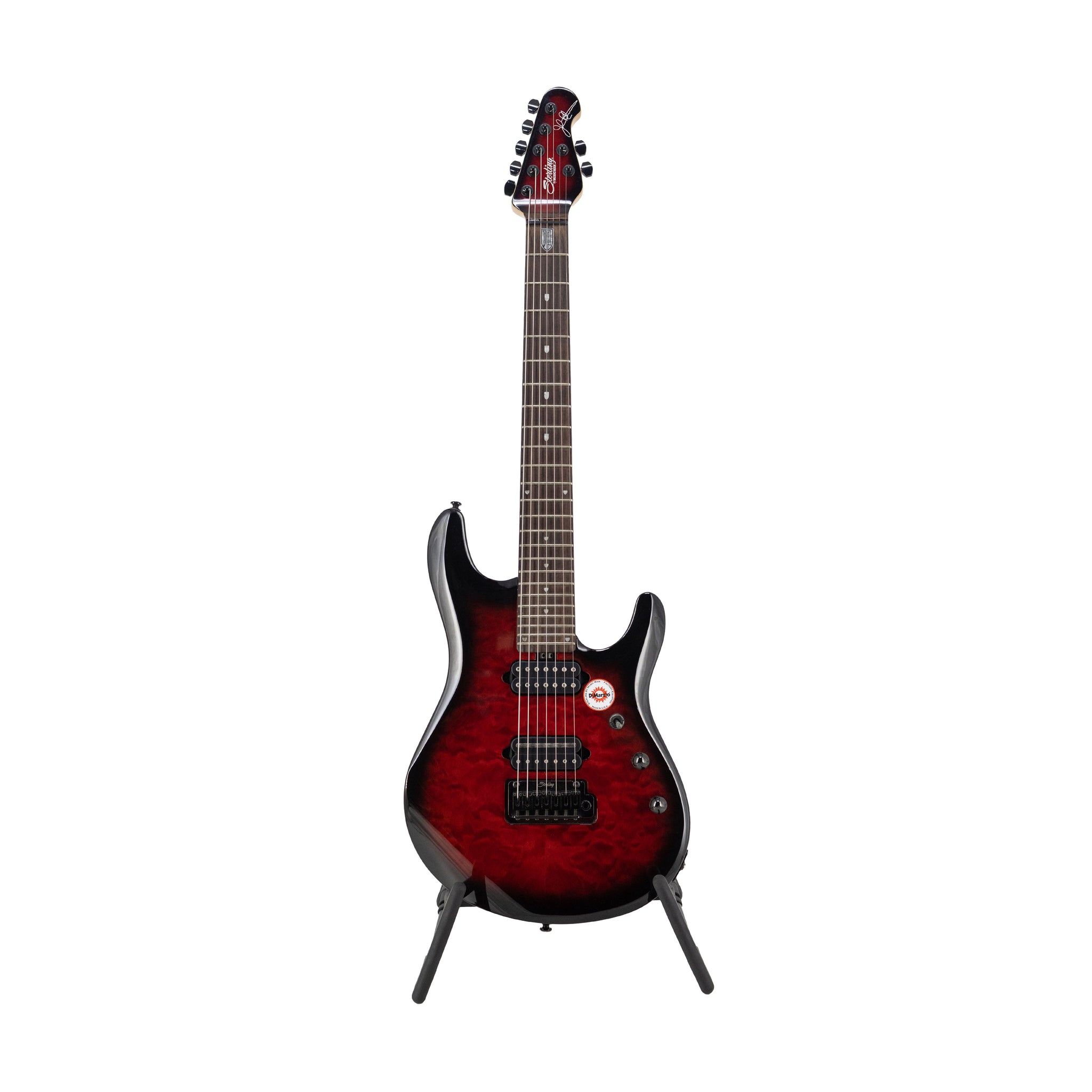 Sterling by Music Man JP170D-RRB John Petrucci Signature Electric Guitar, Ruby Red Burst, SB1XXXX