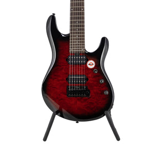 Sterling by Music Man JP170D-RRB John Petrucci Signature Electric Guitar, Ruby Red Burst, SB1XXXX