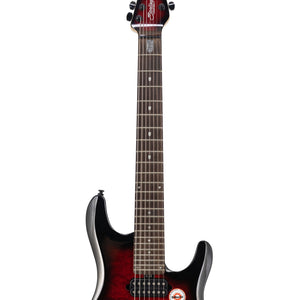 Sterling by Music Man JP170D-RRB John Petrucci Signature Electric Guitar, Ruby Red Burst, SB1XXXX