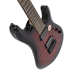 Sterling by Music Man JP170D-RRB John Petrucci Signature Electric Guitar, Ruby Red Burst, SB1XXXX
